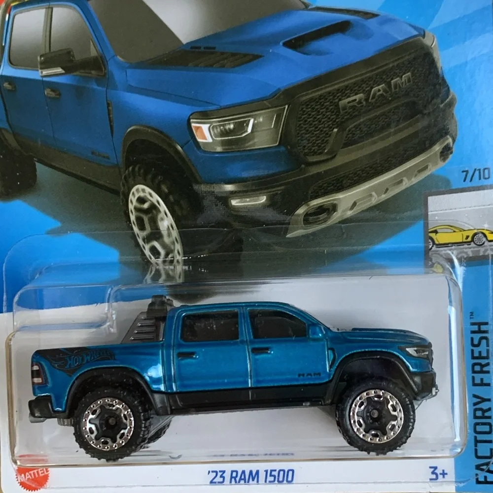2023 Ram 1500 Hot Wheels Pickup Truck Blue Hotwheels 2024 Casting New